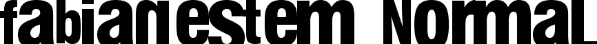 fabianestem Normal font - FABIN___.TTF