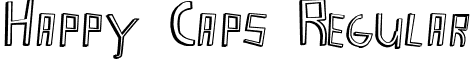 Happy Caps Regular font - Happy Caps.ttf