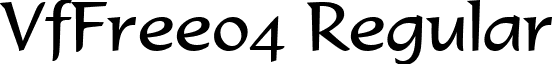 VfFree04 Regular font - VfFree04.ttf