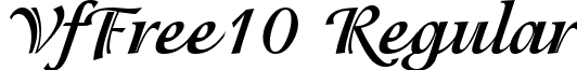 VfFree10 Regular font - VfFree10.ttf