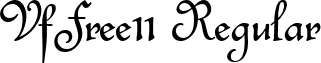 VfFree11 Regular font - VfFree11.ttf