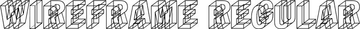 Wireframe Regular font - Wireframe.ttf