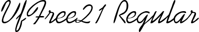 VfFree21 Regular font - VfFree21.ttf