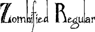Zombified Regular font - Zombified.ttf