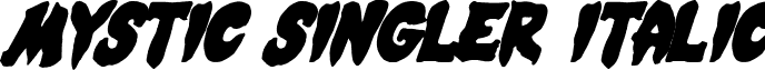 Mystic Singler Italic font - Mystic Singler Italic.ttf