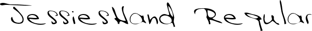 JessiesHand Regular font - handwriting-markerjessieshand-regular.ttf