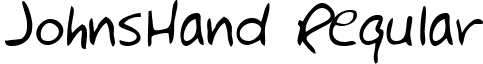 JohnsHand Regular font - handwriting-markerjohnshand-regular.ttf