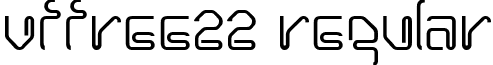 VfFree22 Regular font - VfFree22.ttf