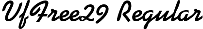 VfFree29 Regular font - VfFree29.ttf