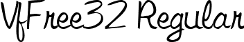 VfFree32 Regular font - VfFree32.ttf