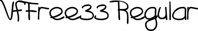 VfFree33 Regular font - VfFree33.ttf