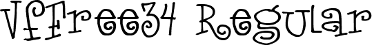 VfFree34 Regular font - VfFree34.ttf