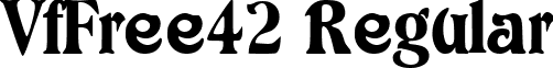 VfFree42 Regular font - VfFree42.ttf