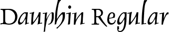 Dauphin Regular font - Dauphin.ttf