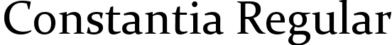 Constantia Regular font - CONSTAN.TTF