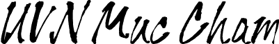 UVN Muc Cham font - UVN Muc Cham.ttf