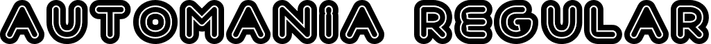 Automania Regular font - Automania.ttf