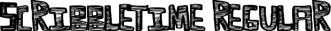 ScribbleTime Regular font - ScribbleTime.ttf