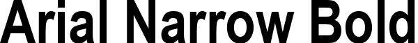 Arial Narrow Bold font - ARIALNB.TTF