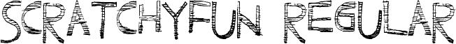 ScratchyFun Regular font - ScratchyFun.ttf