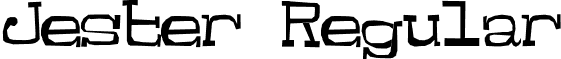 Jester Regular font - Jester-Regular.otf