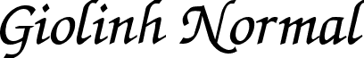 Giolinh Normal font - Giolinh.ttf