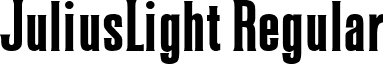 JuliusLight Regular font - JuliusLight.ttf