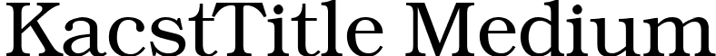 KacstTitle Medium font - KacstTitle.ttf