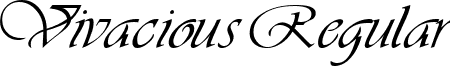 Vivacious Regular font - Vivacious.ttf