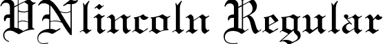 VNlincoln Regular font - VNlincoln.ttf