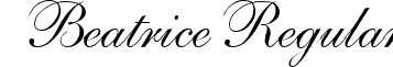 Beatrice Regular font - Beatrice.ttf