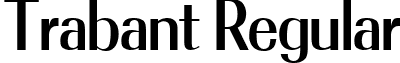 Trabant Regular font - Trabant.ttf