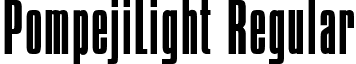 PompejiLight Regular font - PompejiLight.ttf