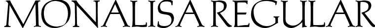 Monalisa Regular font - Monalisa.ttf