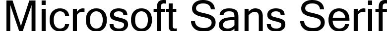 Microsoft Sans Serif font - Microsoft Sans Serif.ttf