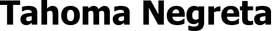 Tahoma Negreta font - tahomabd.ttf