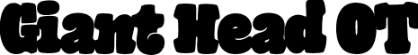 Giant Head OT font - giant_head_regular_ot.otf