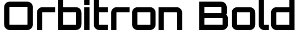 Orbitron Bold font - Orbitron Bold.ttf