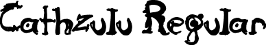 Cathzulu Regular font - Cathzulu.ttf