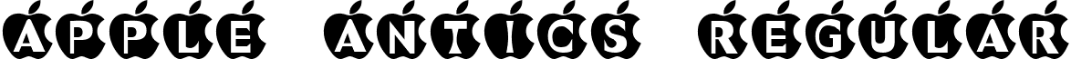 Apple Antics Regular font - Apple Antics.ttf