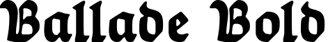 Ballade Bold font - Ballade Bold.ttf