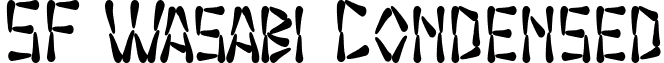 SF Wasabi Condensed font - SF Wasabi Condensed Bold.ttf