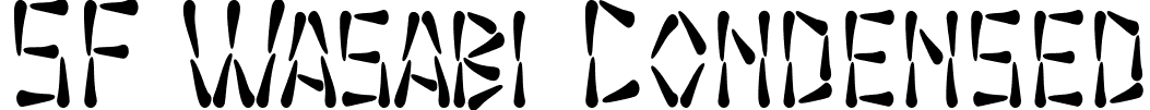 SF Wasabi Condensed font - SF_Wasabi_Condensed.ttf