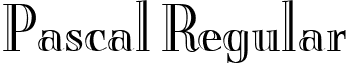 Pascal Regular font - Pascal.ttf