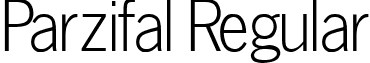 Parzifal Regular font - Parzifal.ttf