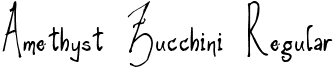 Amethyst Zucchini Regular font - Amethyst Zucchini.ttf