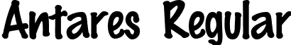 Antares Regular font - Antares.ttf