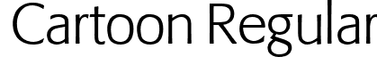 Cartoon Regular font - Cartoon.ttf