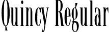 Quincy Regular font - Quincy.ttf