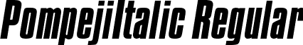 PompejiItalic Regular font - PompejiItalic.ttf